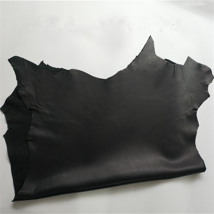 custom-made black genuine sheep jacket leather