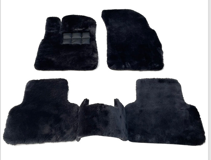 bespoke sheepskin car/auto floor mat