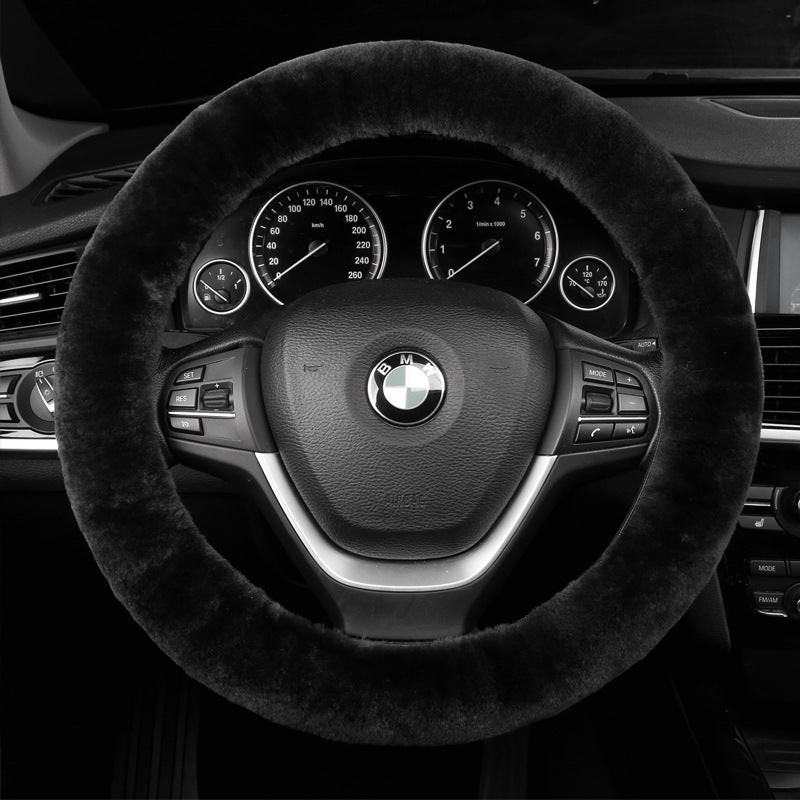 sheep skin steering wheel cover