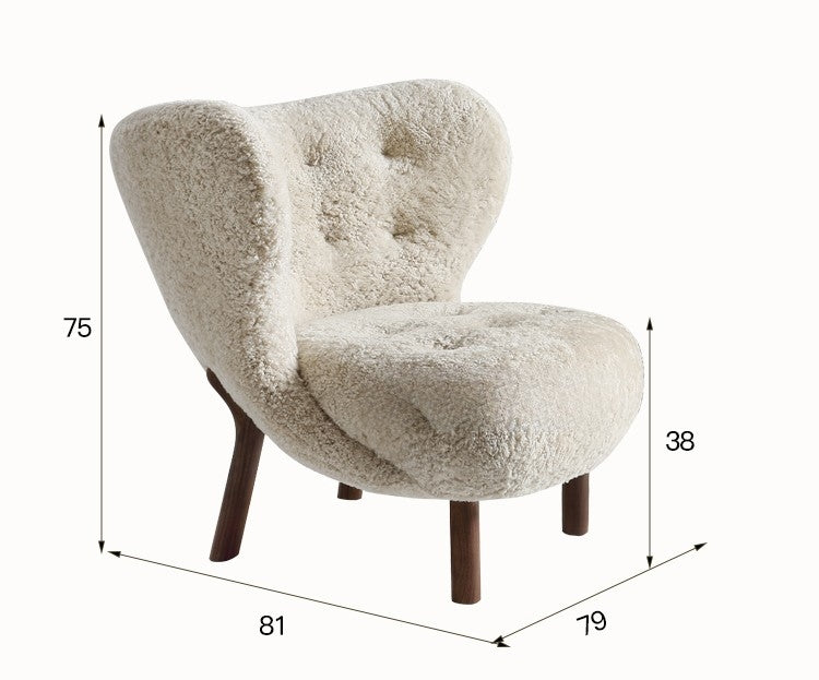 customization genuine sheepskin chair/sofa/couch/lounges