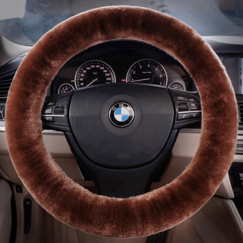 sheep skin steering wheel cover