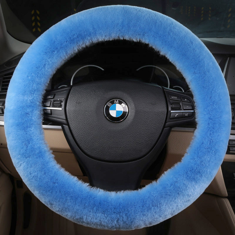 sheep skin steering wheel cover