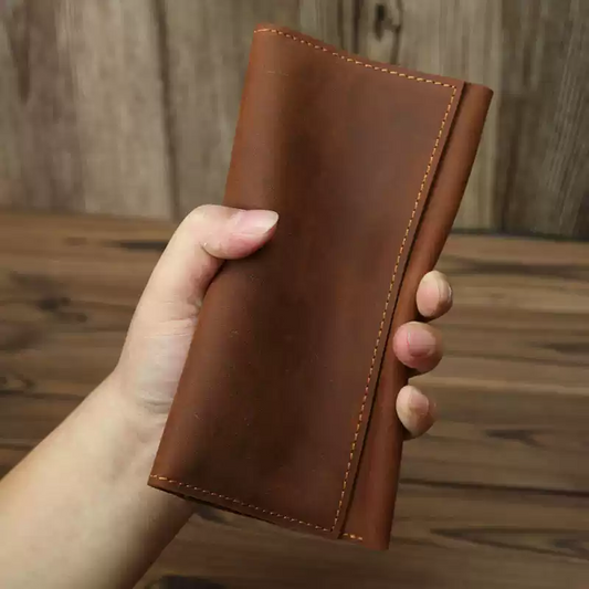 real leather wallet