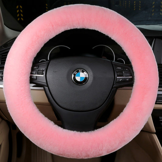 sheep skin steering wheel cover