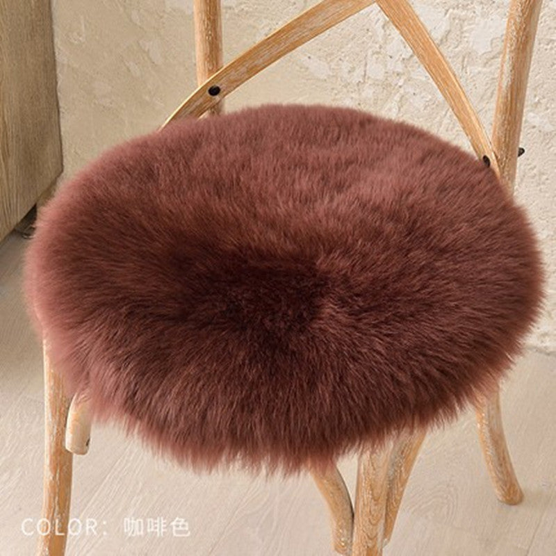 custom-made genuine sheep skin chair mats