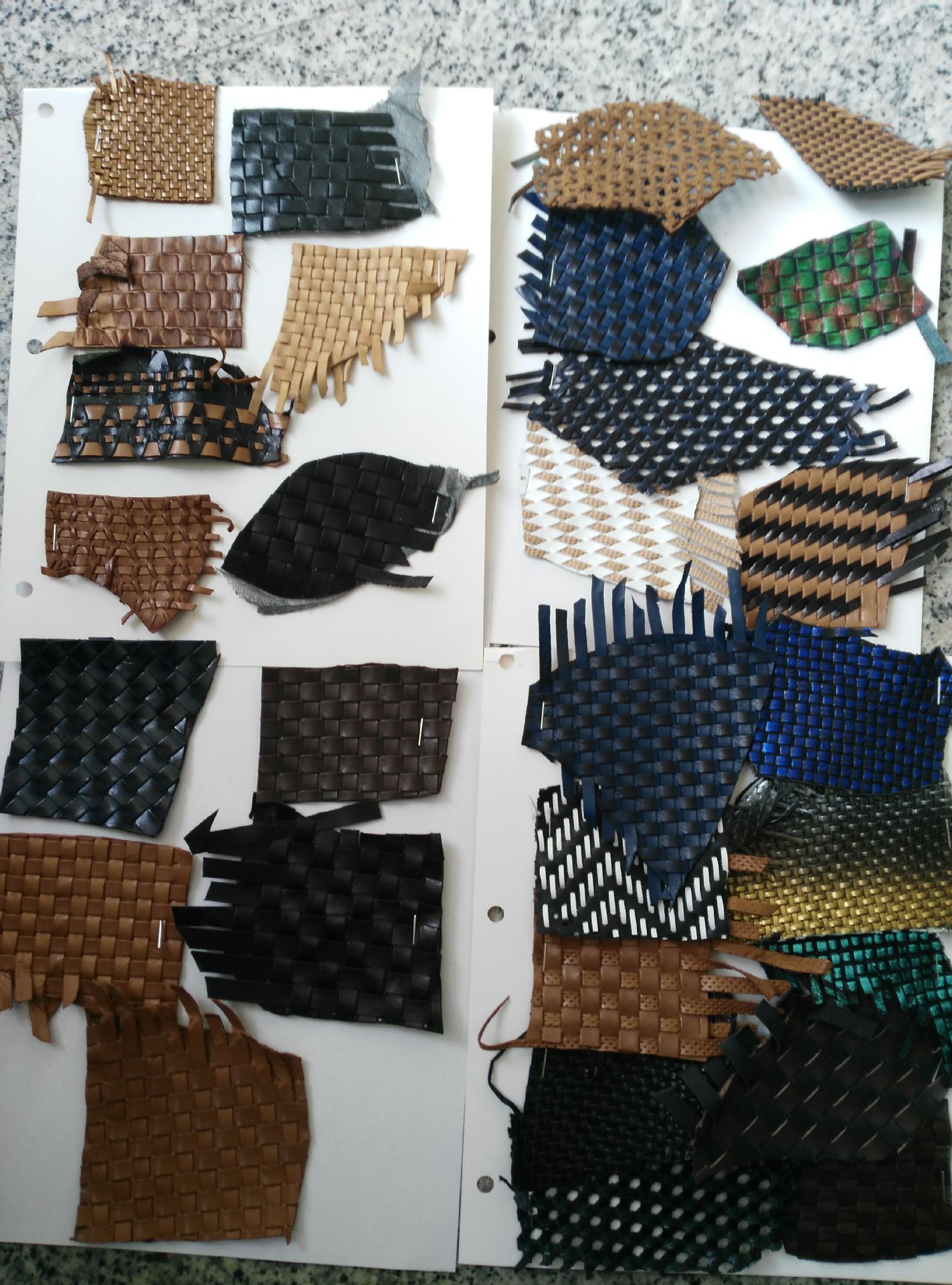 real braided cow leather