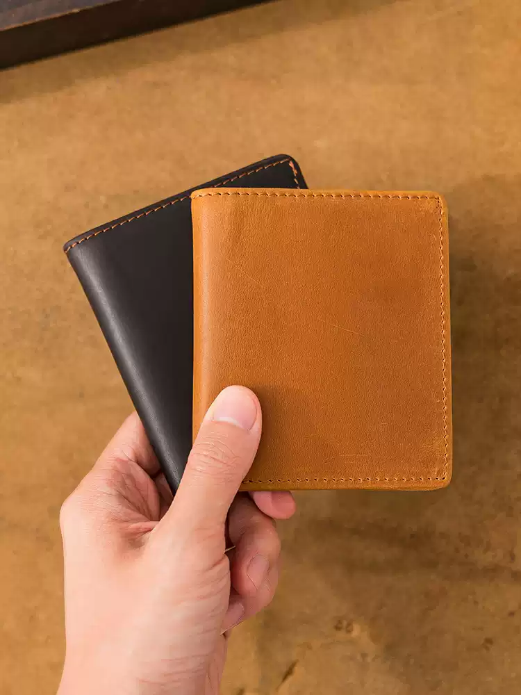 small size leather wallet