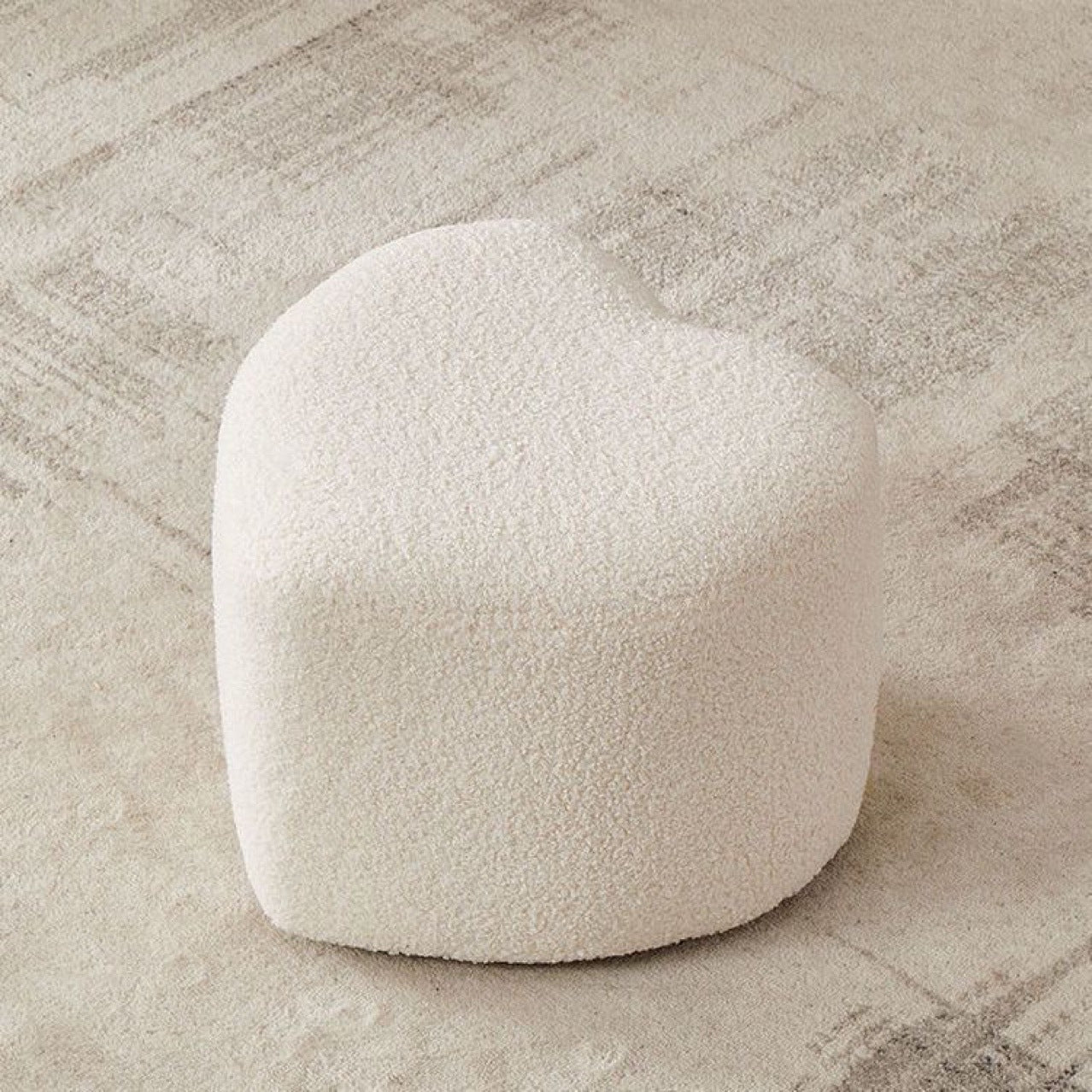 customized genuine lamb skin/sheepskin ottoman