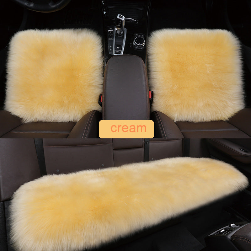 customized car interior genuine sheepskin car cushion