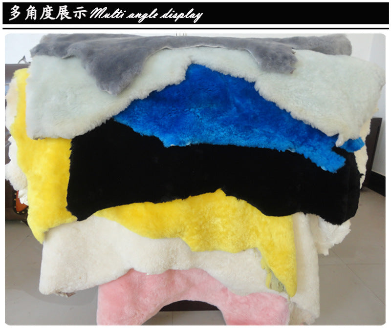 colourful shearling, many options