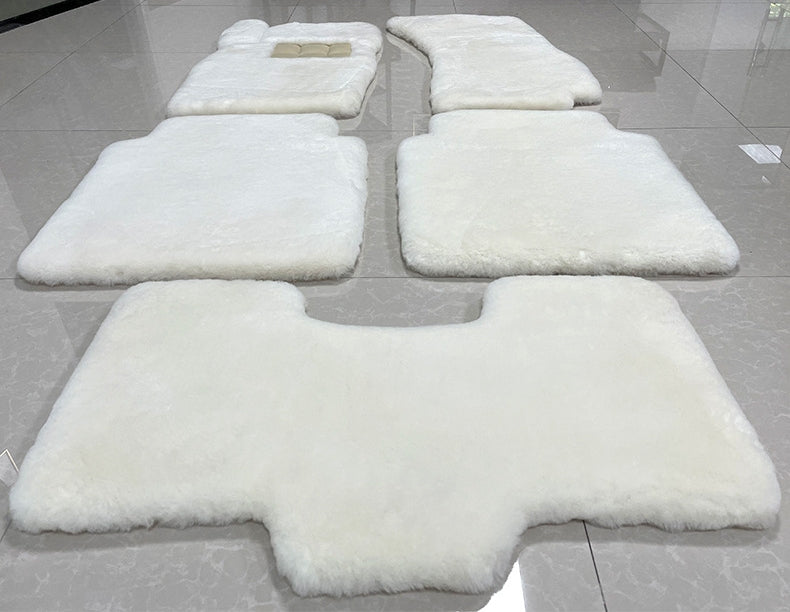 bespoke sheepskin car/auto floor mat