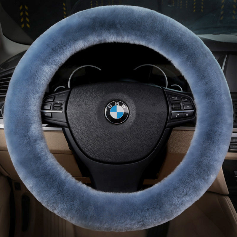 sheep skin steering wheel cover